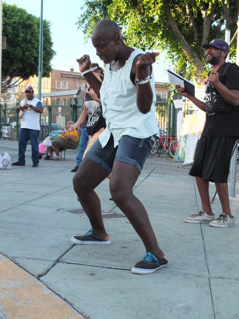Dancing at The Festival For All Skid Row Artists Dancing at The Festival For All Skid Row Artists