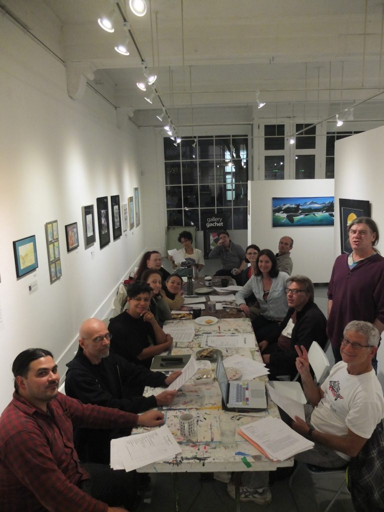 Gallery Gachet Collective round table Gallery Gachet Collective round table